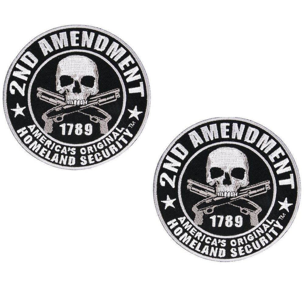 2nd Amendment Right Home Security Gun Patches
